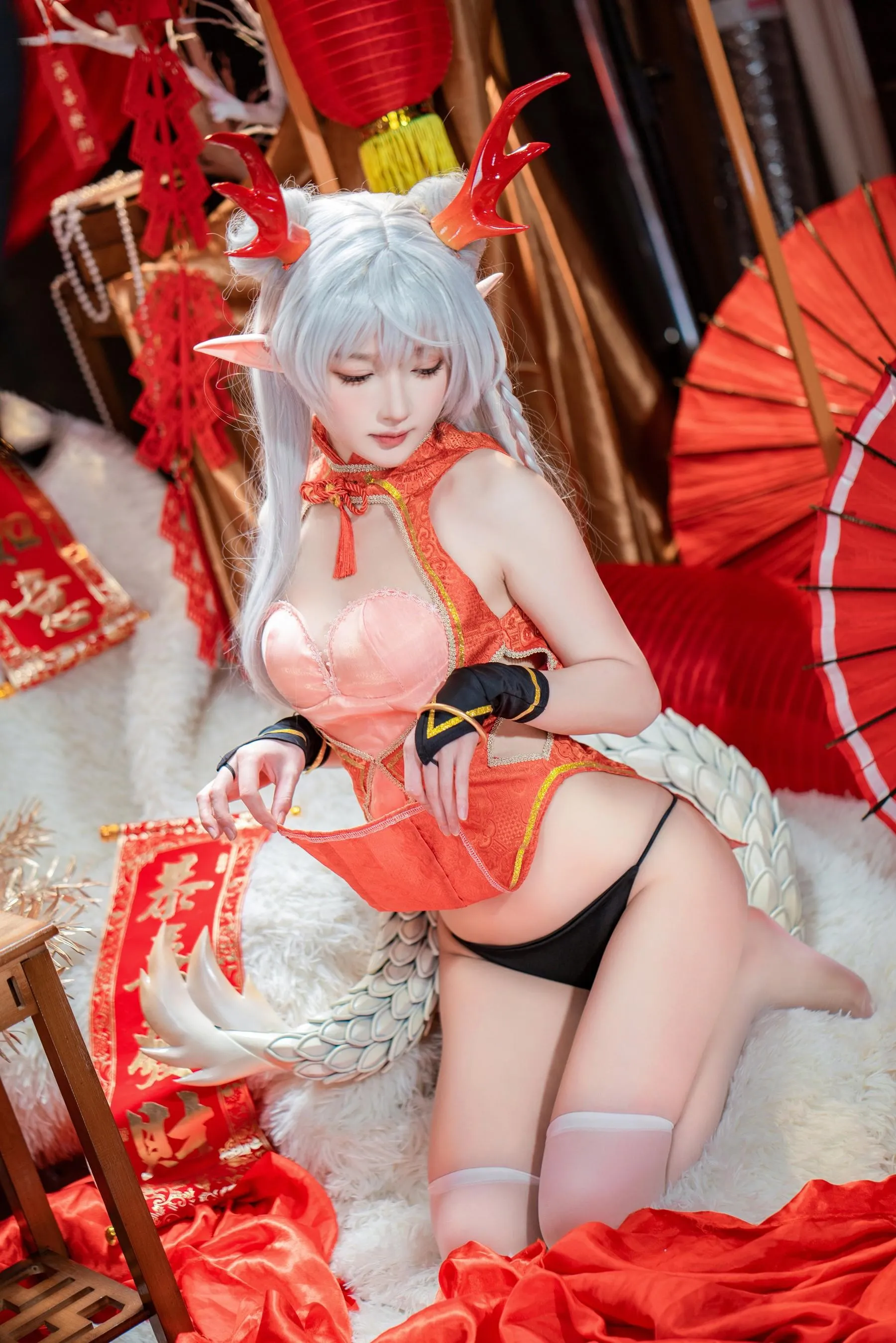 阿包也是兔娘 – NO.82 新春贺图 龙妹-图片 [45P]插图5